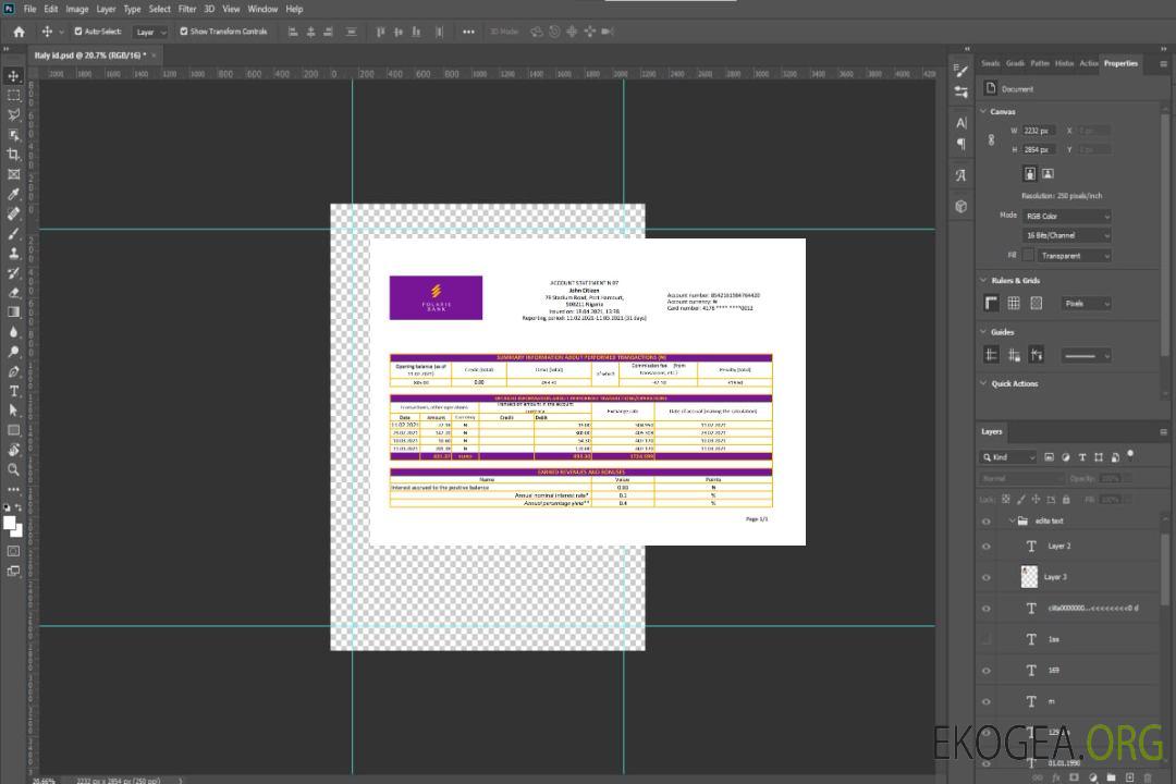 Nigéria Polaris excel pdf template
